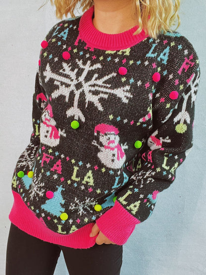 Snowman Flake Sweater