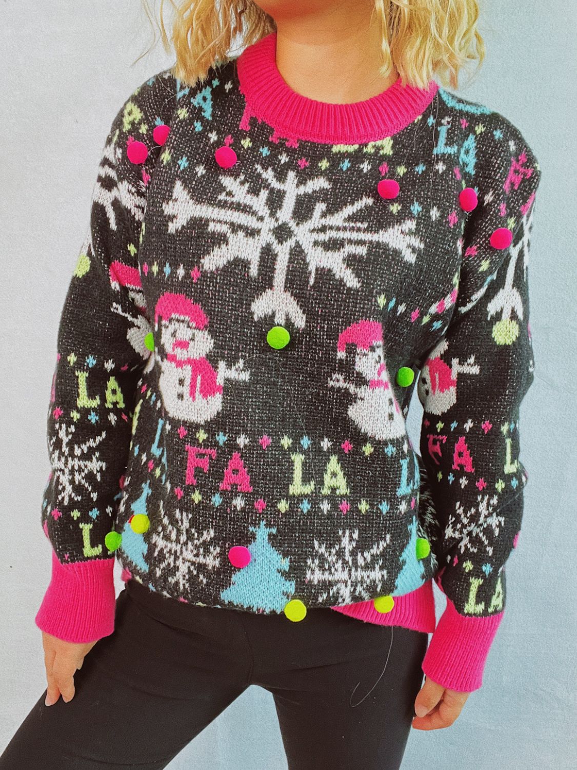 Snowman Flake Sweater