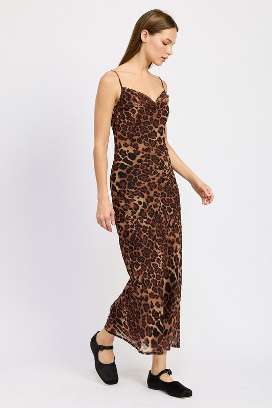 SPAGHETTI STRAP MAXI DRESS