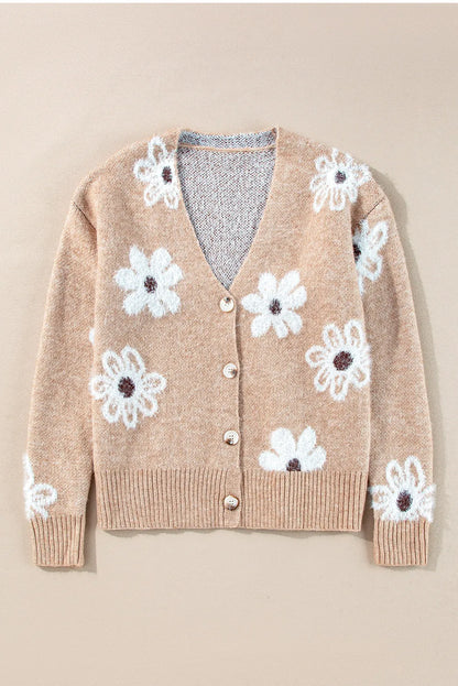 White Sunflower Cardigan