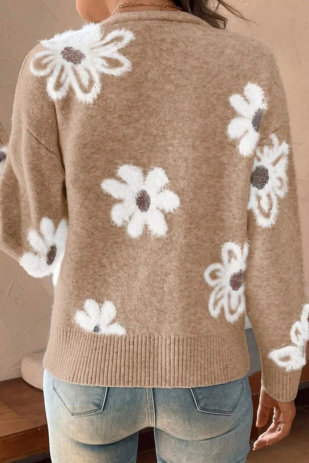 White Sunflower Cardigan