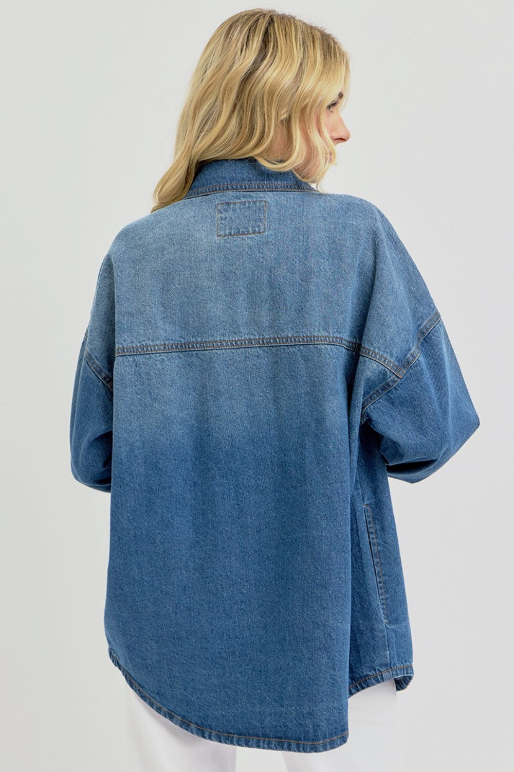 Cloud Comfort Denim Shacket