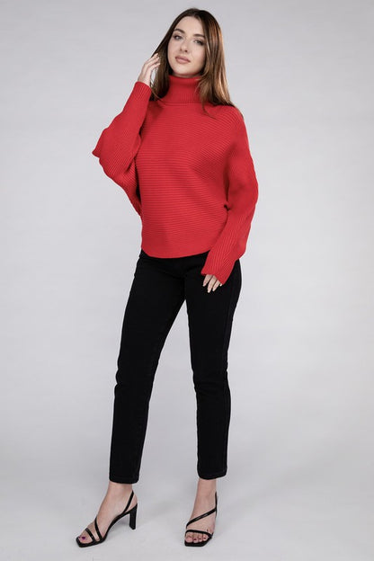 Viscose Turtleneck Sweater