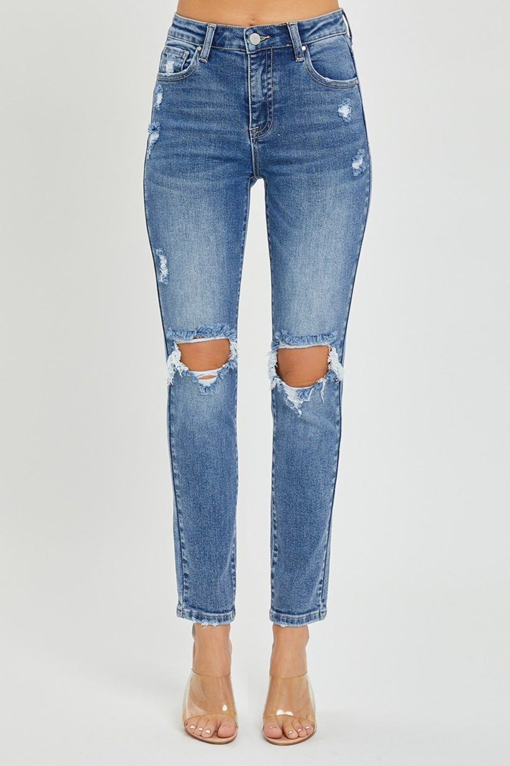 Knee Distressed Skinny Jeans