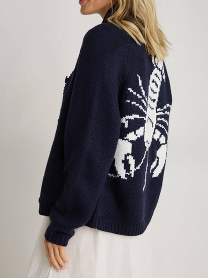 Nautic Sail Cardigan