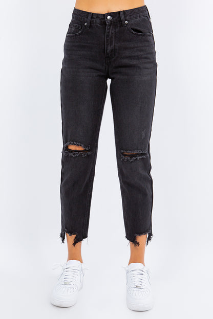 Campus Life Cropped Jeans