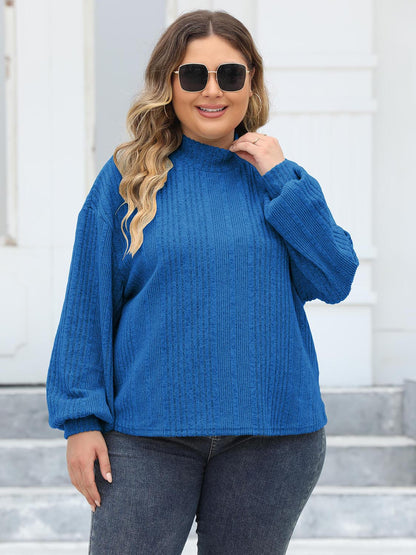 Mock Knit Top