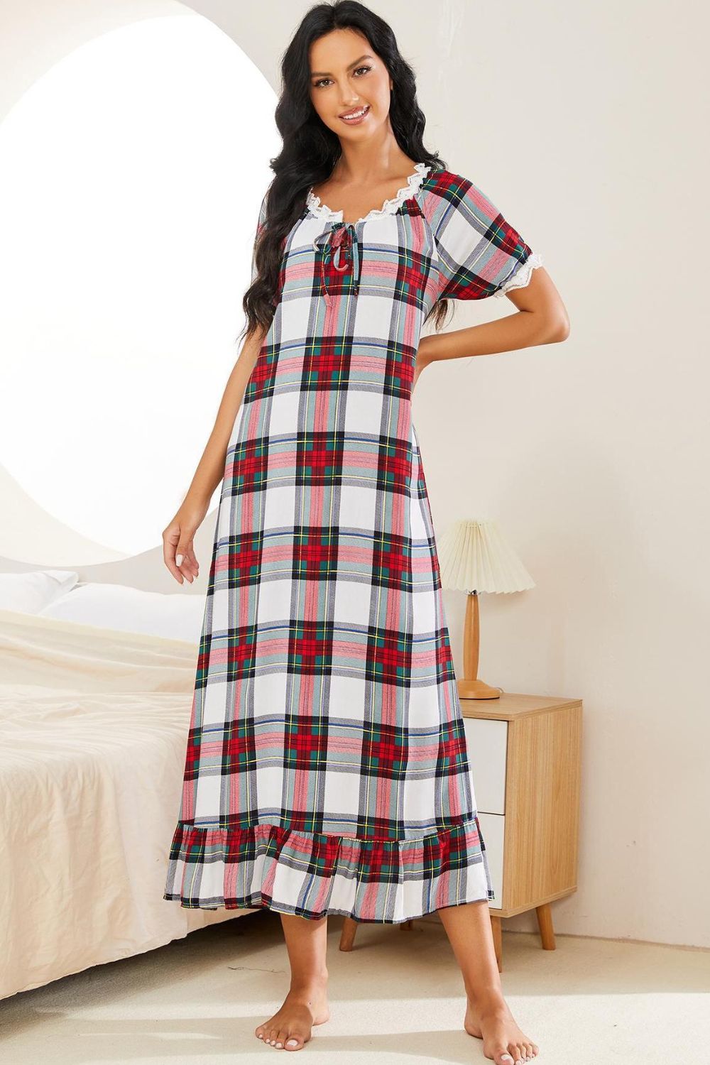 Plaid Night Dress