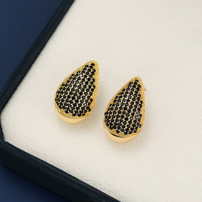 Teardrop Earring - 18K Gold-Plated