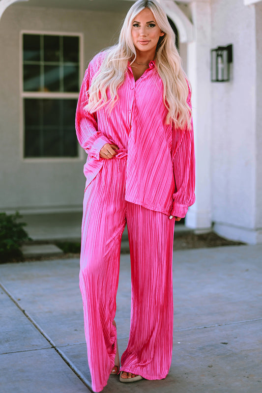 Cotton Candy Pleated Set