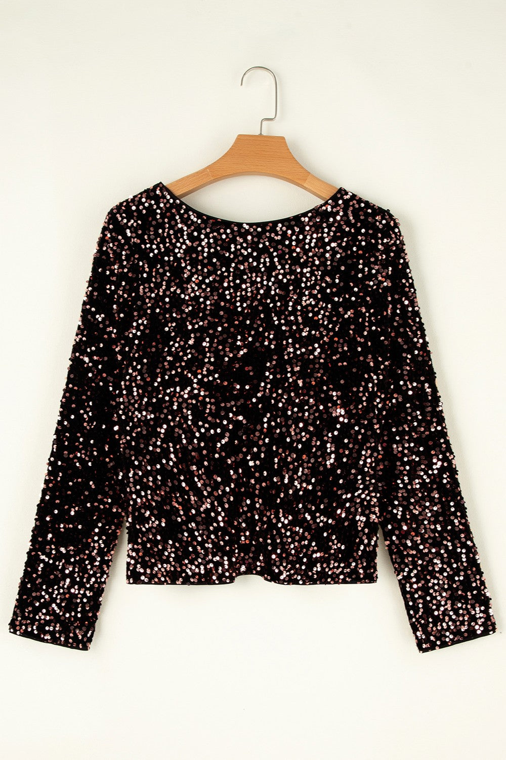 NYC Flare Sequin Blouse