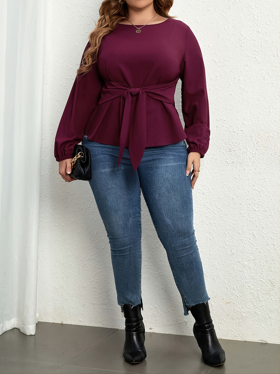 Cocoa Elegance Blouse