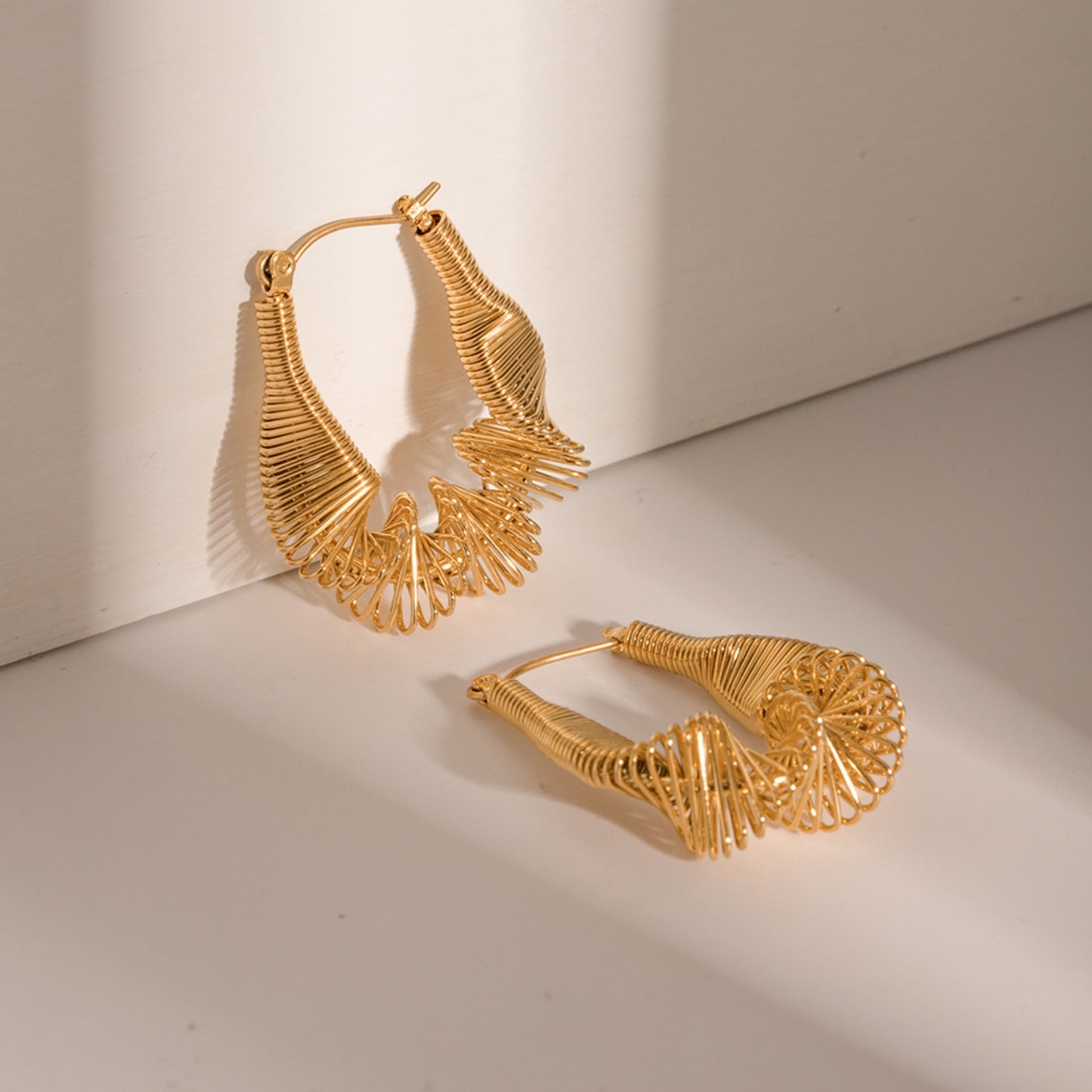 Broken Love 
18K Gold-Plated Earrings