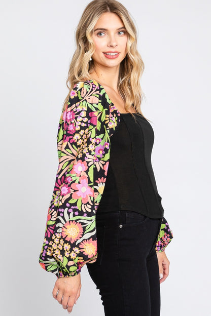 Cascade Blossom Blouse