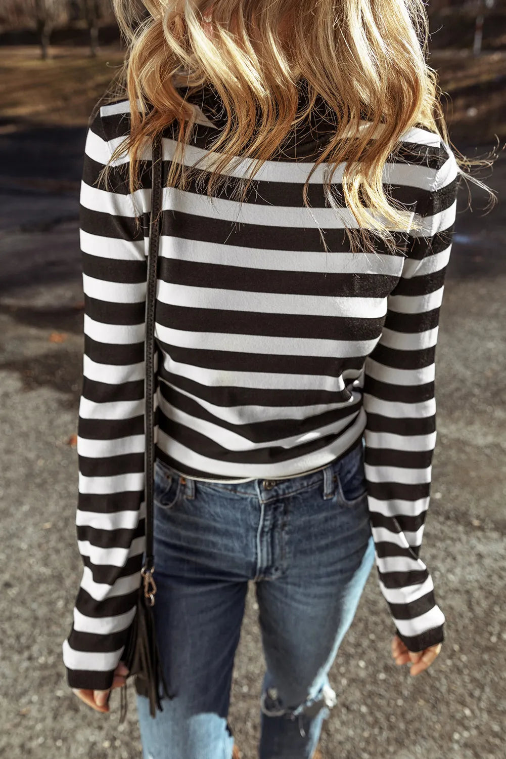 Lovely Stripe Knit Top