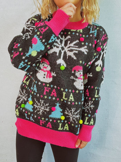 Snowman Flake Sweater