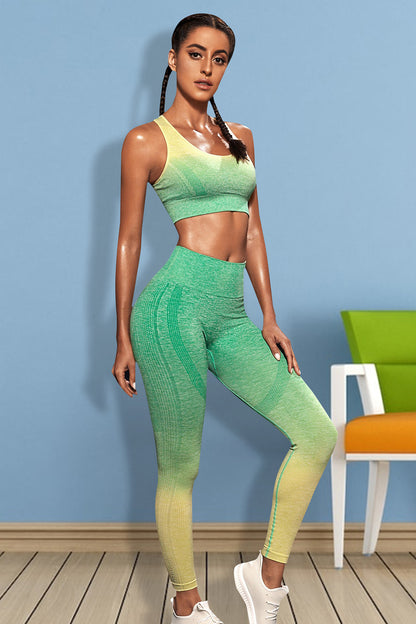 Gradient Leggings Set