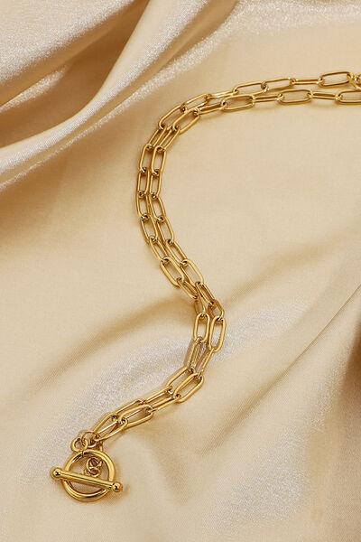 Lock And Loop Chain Necklace