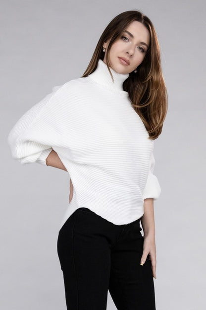 Viscose Turtleneck Sweater