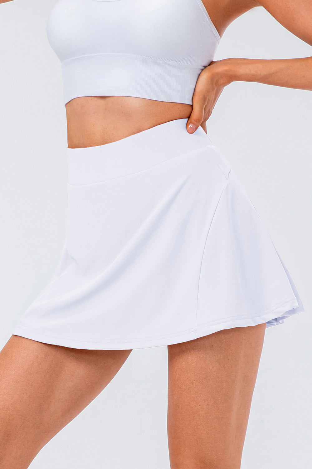 Pleated Active Skirt