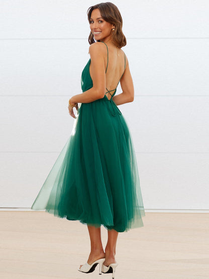 Backless Midi Dress