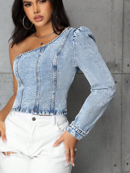 My Sassy Side Denim Top