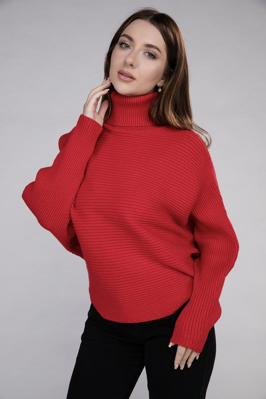 Viscose Turtleneck Sweater