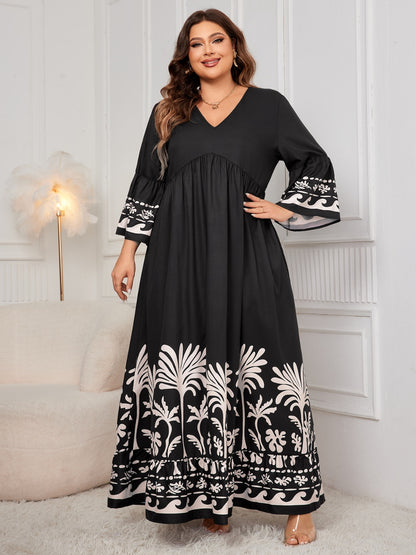 Plus - Sandcastle Shift Maxi Dress