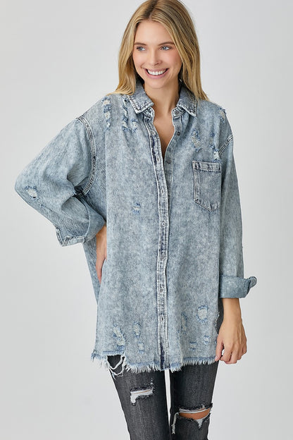 City Style Denim Shirt