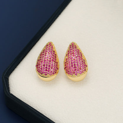 Teardrop Earring - 18K Gold-Plated