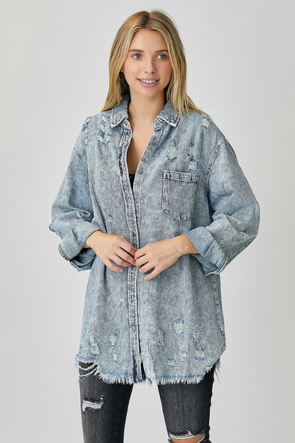 City Style Denim Shirt