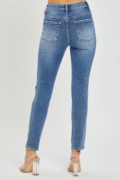 Knee Distressed Skinny Jeans