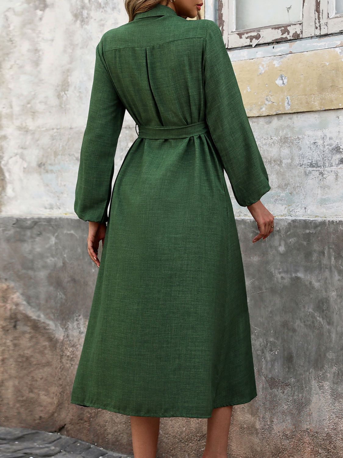 Candy Green Shirt Dress VELVET Candy Green Shirt Dress VELVET
