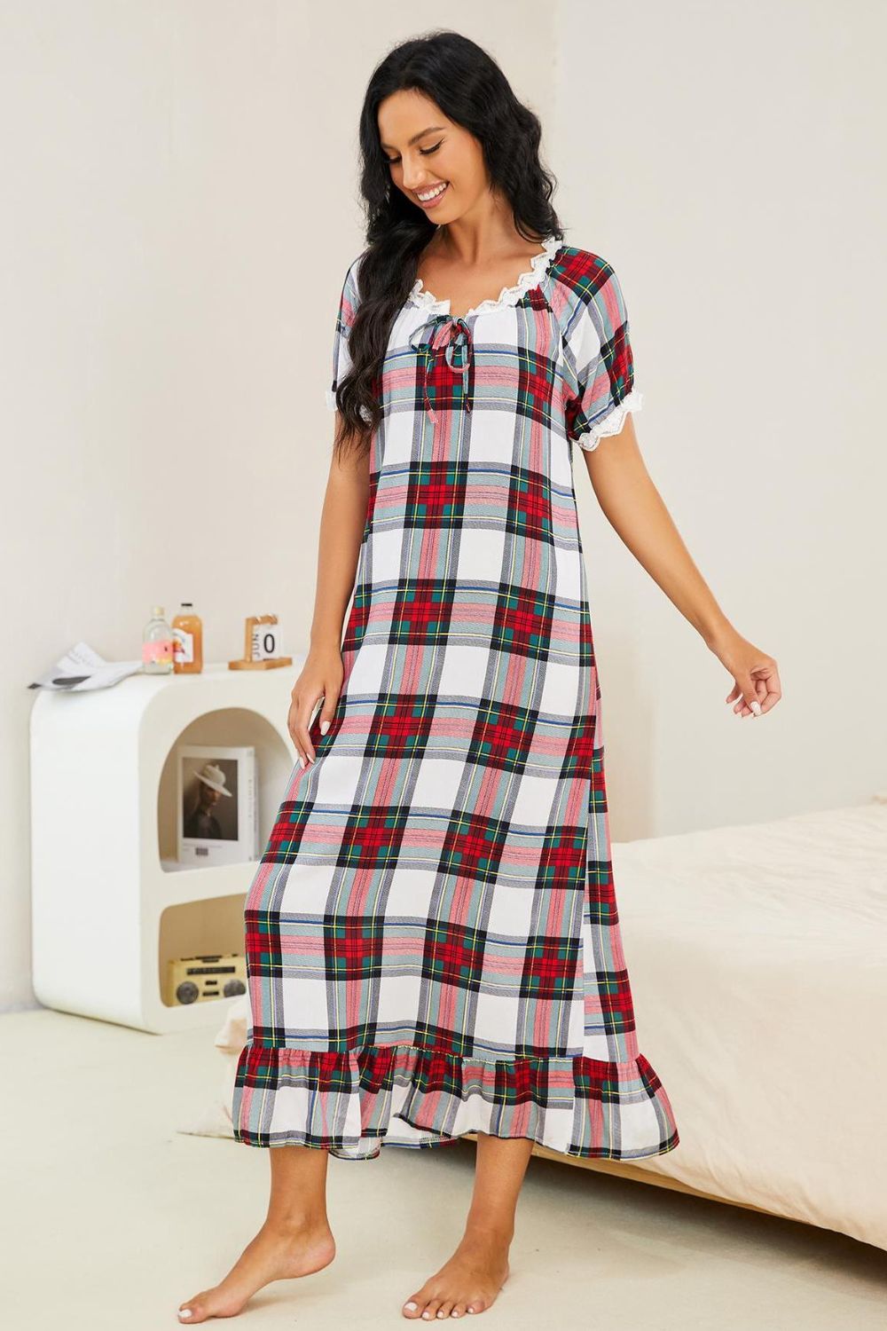 Plaid Night Dress