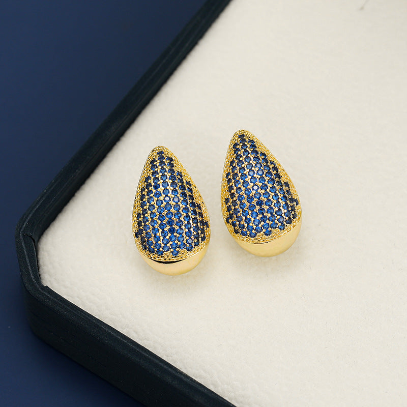 Teardrop Earring - 18K Gold-Plated