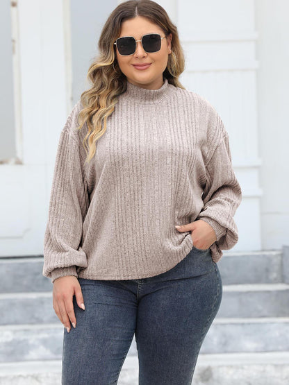 Mock Knit Top