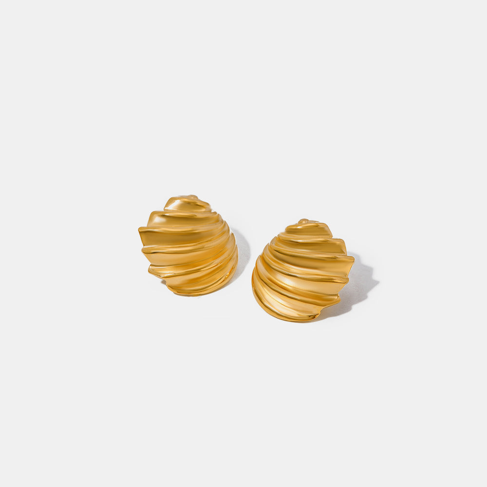 Shell Shape Stud Earrings