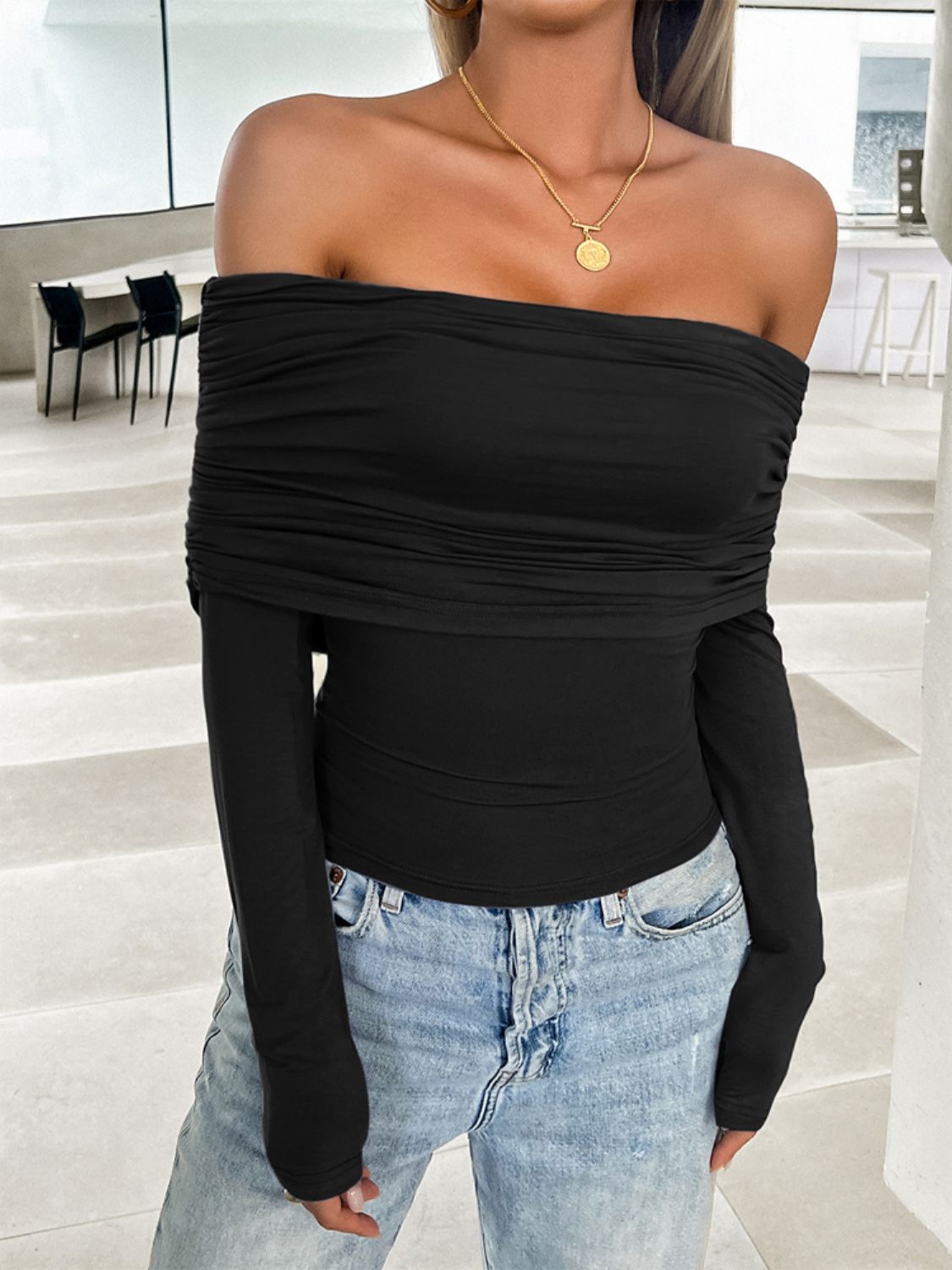 Sensual Shoulder Shirt