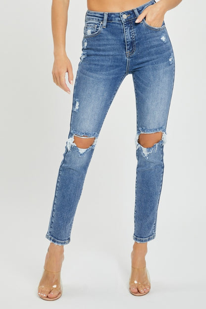 Knee Distressed Skinny Jeans