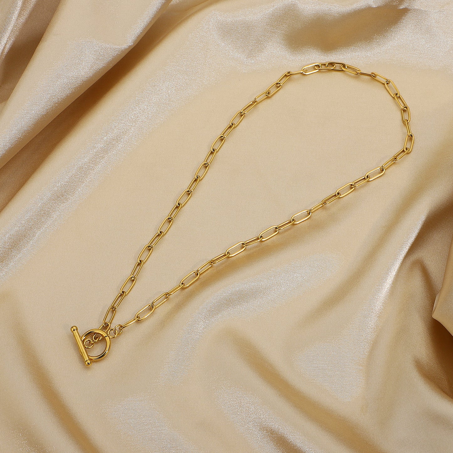 Lock And Loop Chain Necklace