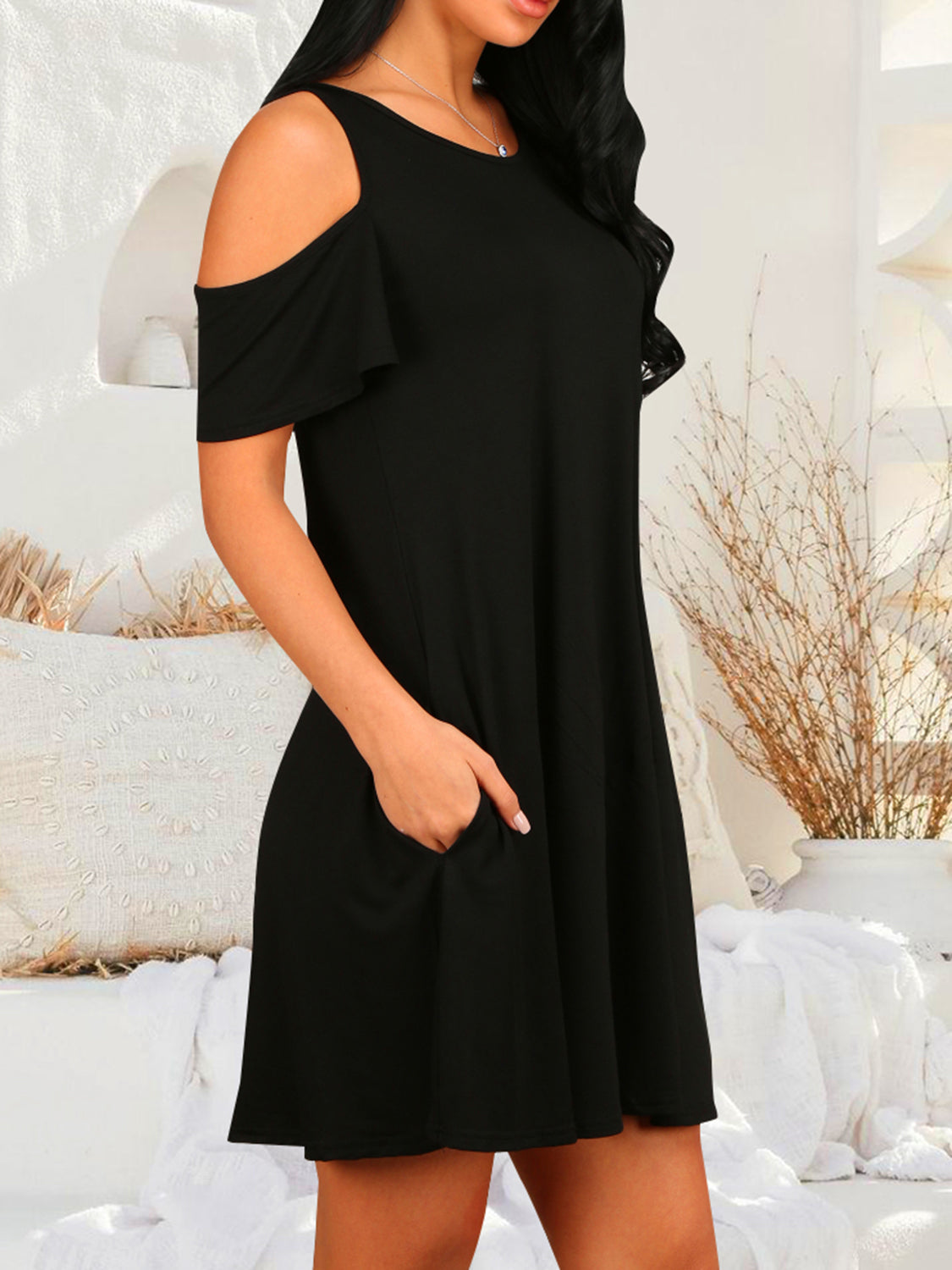 Cold Shoulder Dress