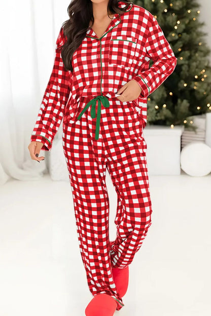 Plaid Lounge Set