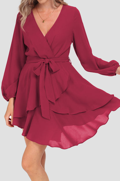 Crimson Elegance Dress