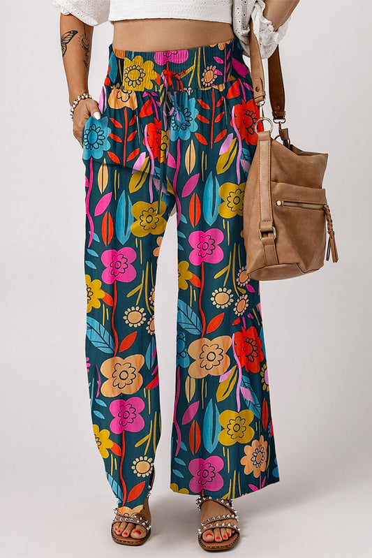 Vibrant Flora Pants