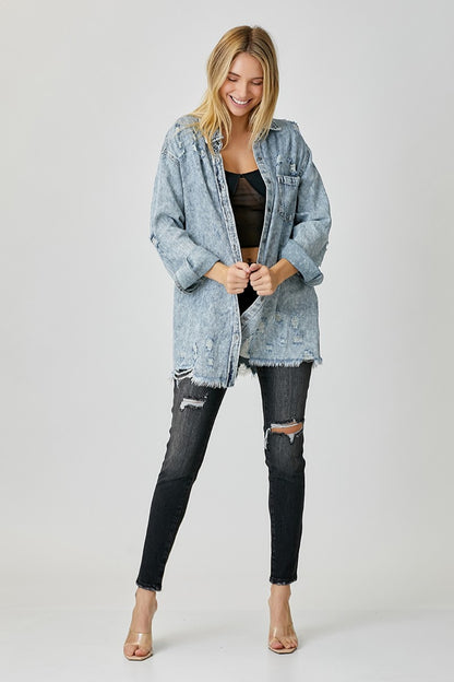 City Style Denim Shirt