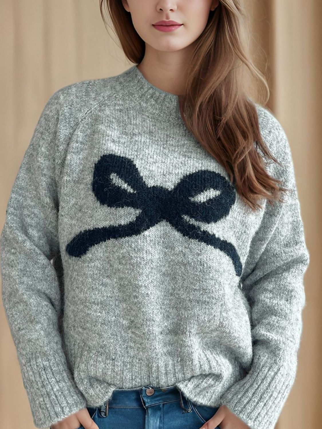 Seasonal Bow Sweater