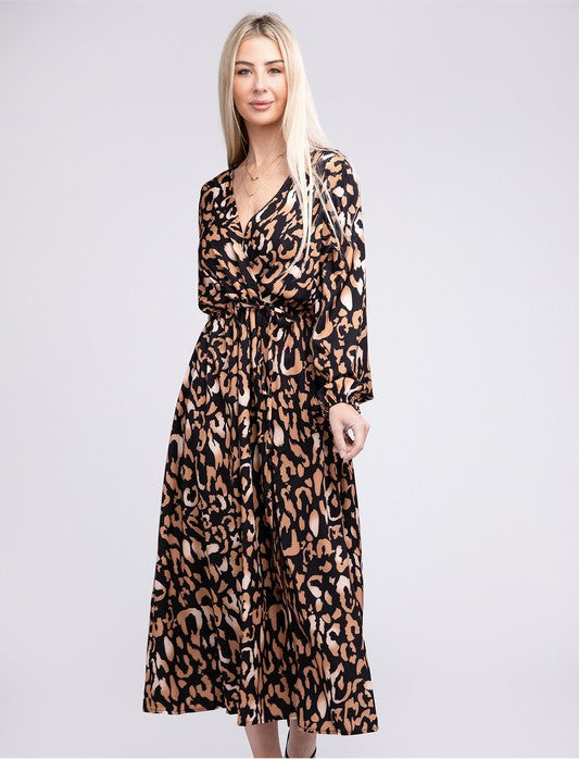 Leopard Wrap Dress