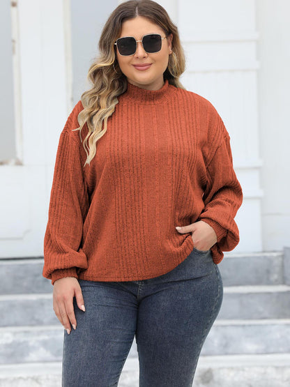 Mock Knit Top