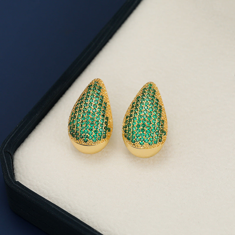 Teardrop Earring - 18K Gold-Plated