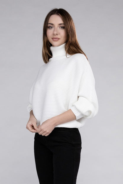 Viscose Turtleneck Sweater